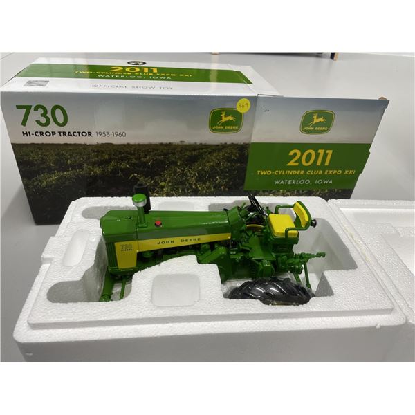 John Deere: Two-Cylinder Club Expo XXI 2011 Waterloo, Iowa; “730” Hi-Crop Tractor  1/16