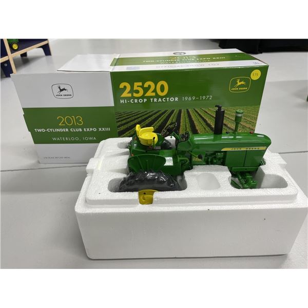 John Deere: Two-Cylinder Club Expo XXII Waterloo, Iowa Official Show Toy 2520 Hi-Crop Tractor 1/16