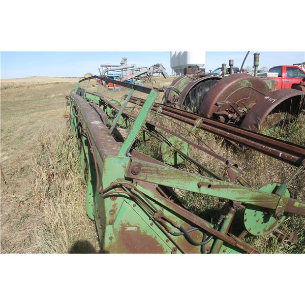 JD combine header, approx. 18 ft