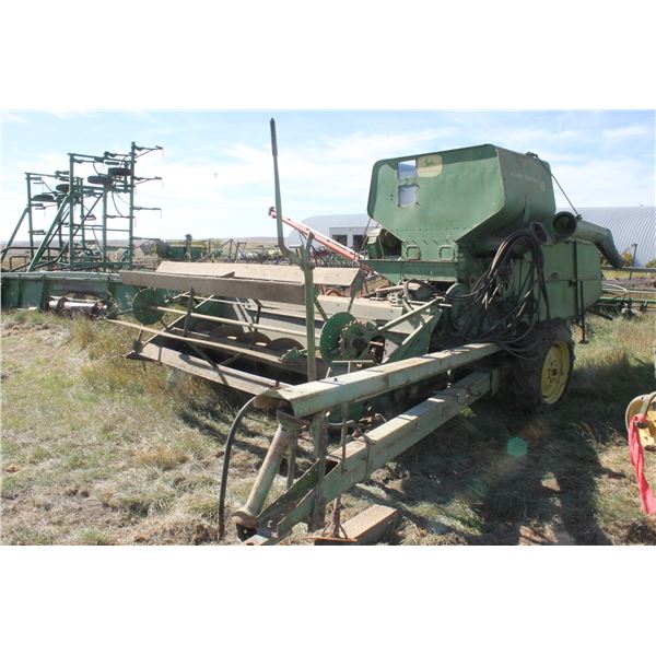 JD Pull type combine SN 6163 c/w pickup and reels