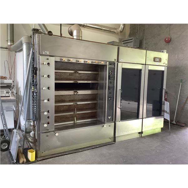 *WERNER & PFLEIDERER GAS MATADOR (1987) MADE IN GERMANY 6 BAY BAKERS OVEN & PROOFER COMBINATION