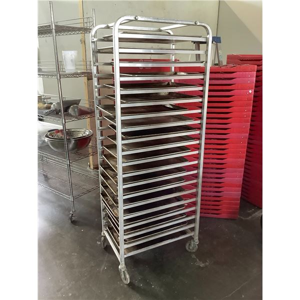 Proofing Rack Ph 20 SHEET MOBILE BAKERS PROOFING RACK WITH BAKING SHEETS - Able Auctions