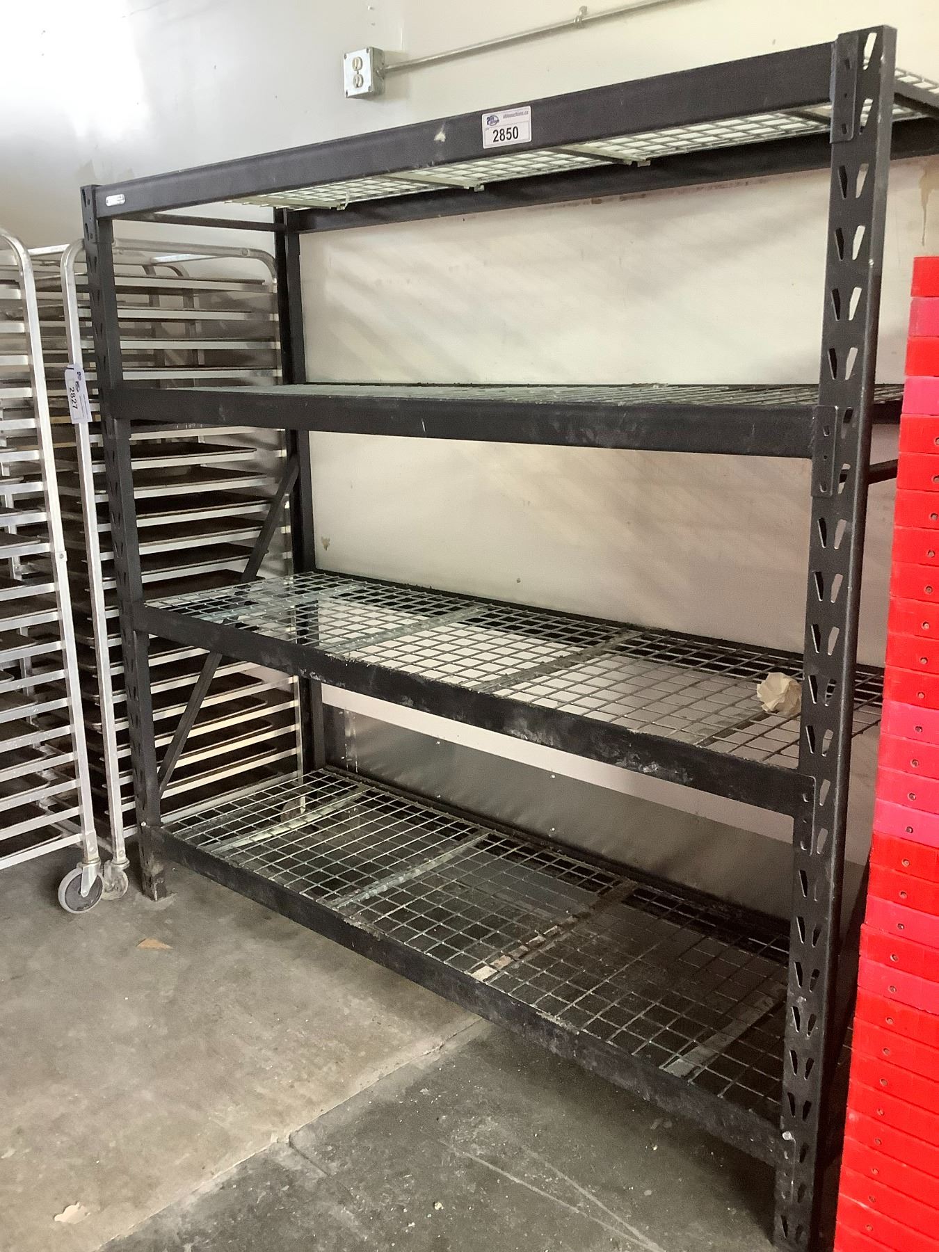 WHALEN STORAGE STEEL 4 TIER RACK 77