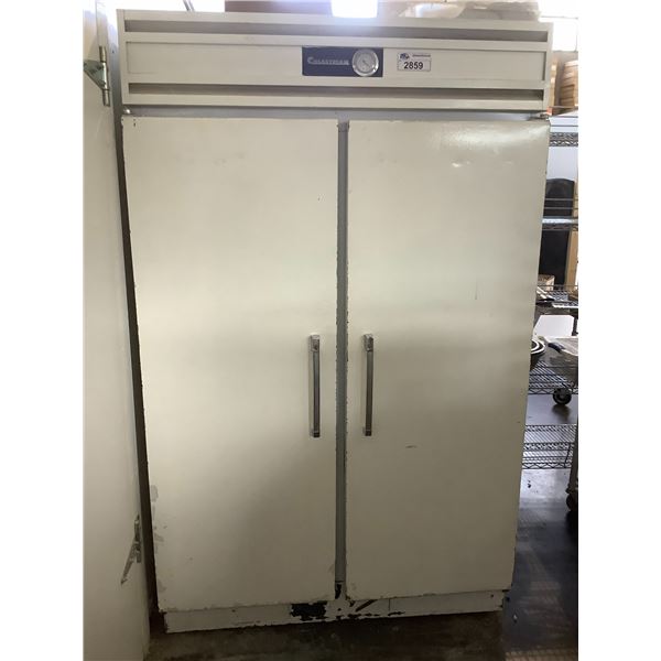*PARTS & REPAIR* COLDSTREAM 2 DOOR COOLER/FREEZER (MISSING COMPRESSOR) WITH ALL CONTENTS (INSIDE