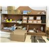 Image 2 : 2 TIER METAL & WOOD PREP TABLED WITH ALL CONTENTS ON TOP & BOTTOM 120"X48"X36"H