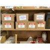 Image 3 : 2 TIER METAL & WOOD PREP TABLED WITH ALL CONTENTS ON TOP & BOTTOM 120"X48"X36"H