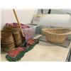 Image 4 : 2 TIER METAL & WOOD PREP TABLED WITH ALL CONTENTS ON TOP & BOTTOM 120"X48"X36"H