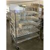 Image 1 : NSF STAINLESS STEEL 5 TIER ANGLED MOBILE RACK 48"X24"X56"H