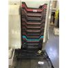 Image 1 : BREAD RACKS & BLACK METAL SHELF UNIT