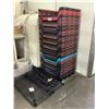 Image 2 : BREAD RACKS & BLACK METAL SHELF UNIT