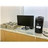 Image 1 : 4 CASH BOXES, LG MONITOR 24" MODEL 24N35D & ROYAL CROSS-CUT PAPER SHREDDER MODEL VF880