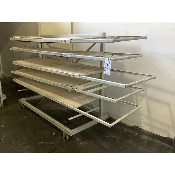 MOBILE 6 TIER PROOFING RACK APPROX. 80"