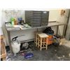 Image 1 : STAINLESS STEEL PREP TABLE 91"X24"X33"H (CONTENTS NOT INCLUDED)