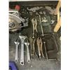 Image 3 : BLACK & DECKER SAW WITH LASER, CRESCENT WRENCHES, VICE GRIPS, CLAMPS & MORE