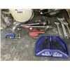 Image 4 : BLACK & DECKER SAW WITH LASER, CRESCENT WRENCHES, VICE GRIPS, CLAMPS & MORE