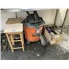 Image 1 : RIDGID SHOPVAC, 2 WOODEN STOOLS, ASSORTED VEHICLE LIGHTS & MORE