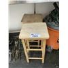 Image 2 : RIDGID SHOPVAC, 2 WOODEN STOOLS, ASSORTED VEHICLE LIGHTS & MORE