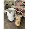 Image 1 : BEAN VAC SYSTEM, 2  WHEEL DOLLY & MOBILE RUBBERMAID BRUTE GARBAGE BIN