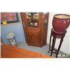 Image 2 : ROSEWOOD LIGHTED GLASS DISPLAY CASE (30" X 76")