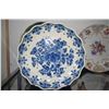 Image 4 : CARL TRELSCH ALTWASSER HAND PAINTED ROSE PLATE, BAVARIAN PLATE & DELFT PLATE (3 PCS) (DOES NOT INCLU