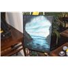 Image 2 : FRAMED OIL ON CANVAS, SEASCAPE; SIGNED RAYMOND BARRETT, HAWAII (20" X 24 1/2")