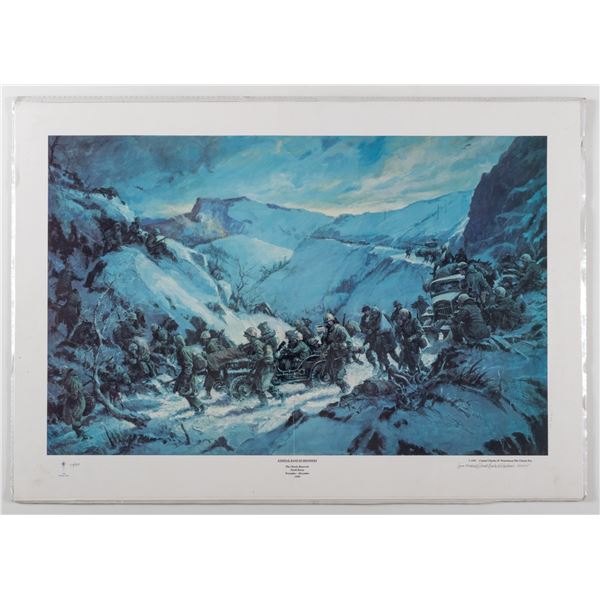 CHARLES WATERHOUSE SIGNED LITHOGRAPH