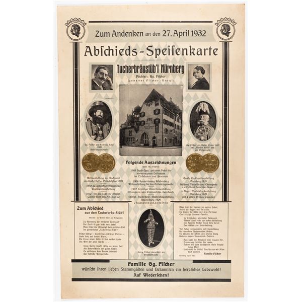 MOORS HEAD GERMAN MENU