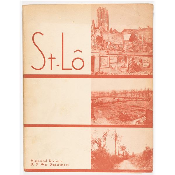 ST. LO BOOK WITH NORMANDY MAPS