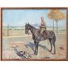 Image 1 : WWI GERMAN CAVALRY SOLDIER PAINTING