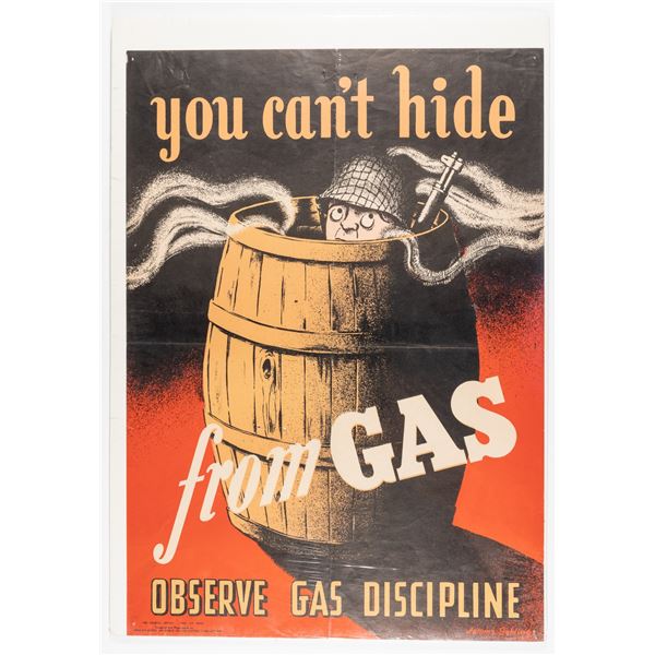 WWII AMERICAN GAS POSTER