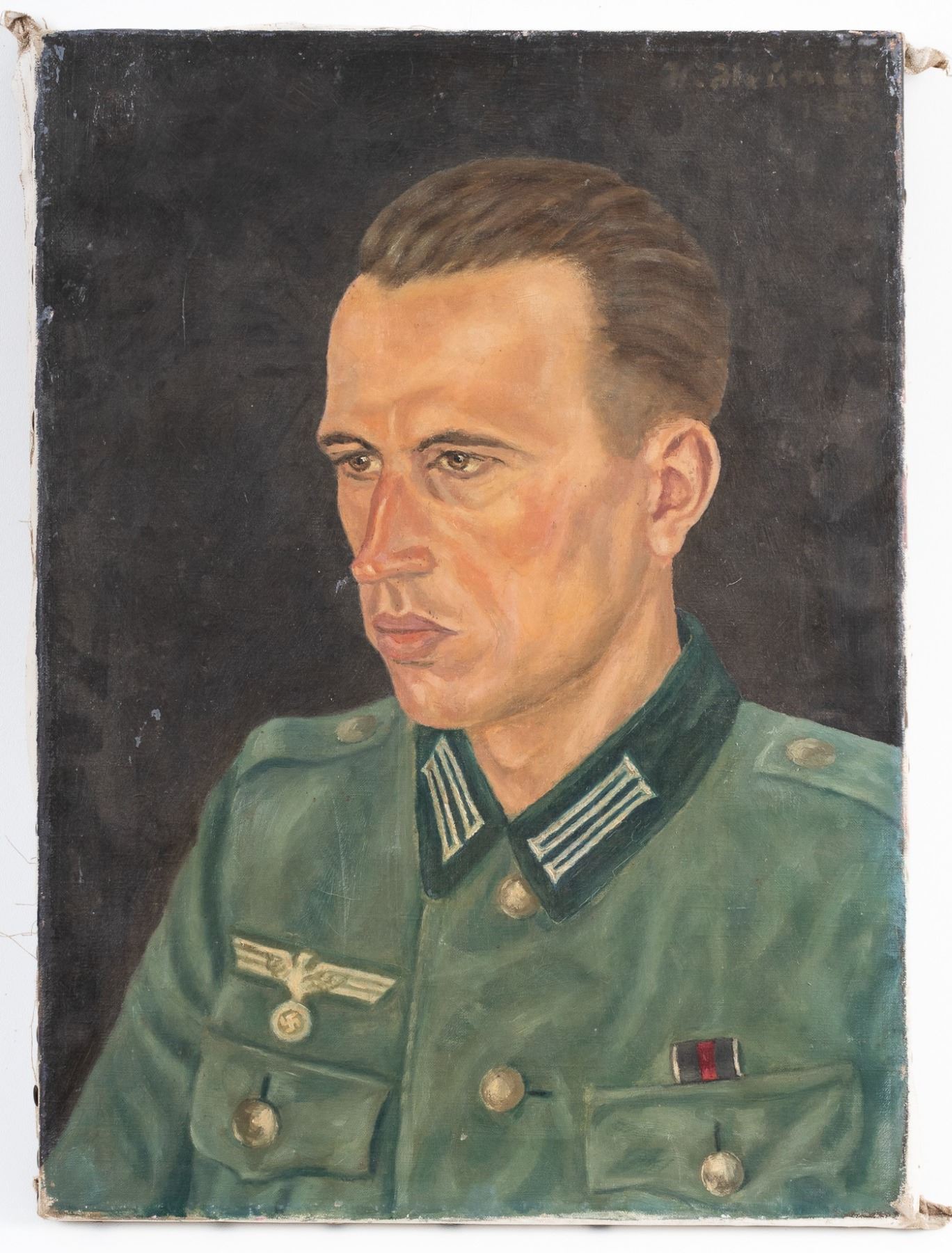 Hellmuth Reymann WWII GERMAN SOLDIER PORTRAIT HUGO HEUMANN