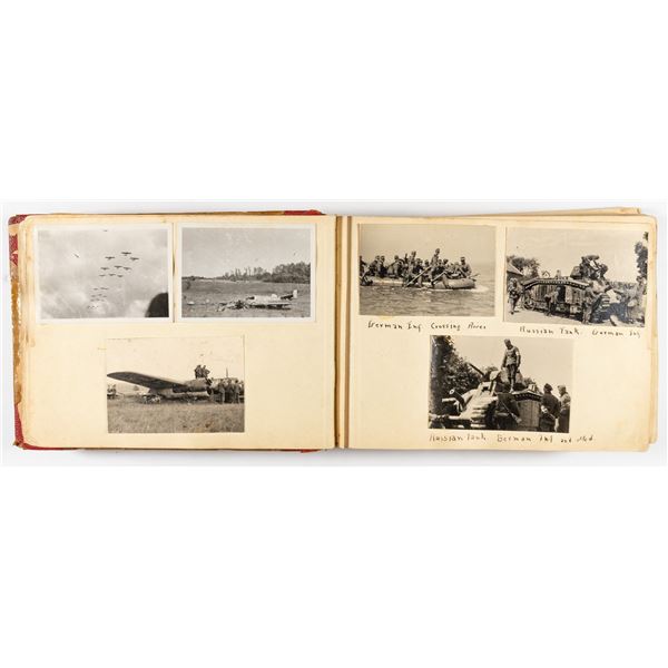 WWII AMERICAN SOLDIER PHOTO ALBUM