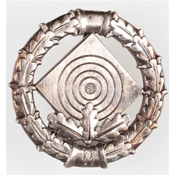 SS SHOOTING BADGE WITH THREE LEAVES