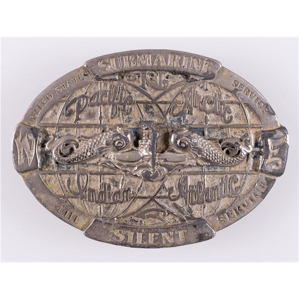 US SUBMARINE SERVICE BELT BUCKLE