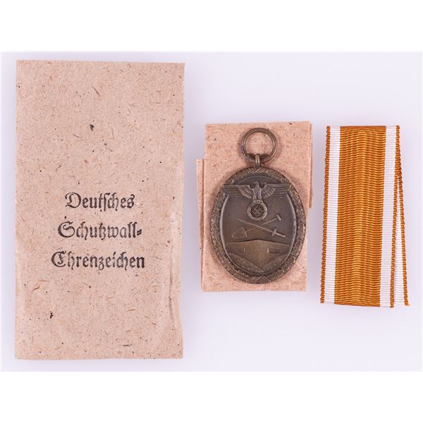 WEST WALL MEDAL AND RIBBON