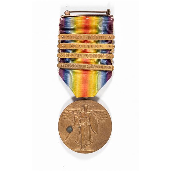 WWI VICTORY MEDAL WITH BARS