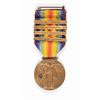 Image 1 : WWI VICTORY MEDAL WITH BARS