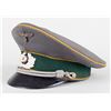 Image 2 : GERMAN WWII OFFICER'S VISOR CAP OF THE NACHRICHTENTRUPPE