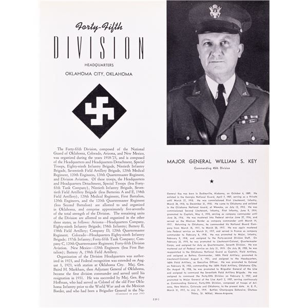 1938 NATIONAL GUARD OF OKLAHOMA 45TH DIV