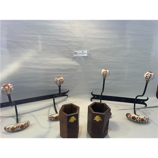 Wall Hangers and Wooden Pen Holders