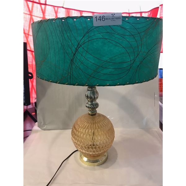 Vintage Table Lamp & Shade