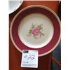 Image 4 : Assortment of Crystal and Glassware with China Plates