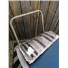 Image 2 : Glass Top Round Patio Table with Rocking Chair and Lawn Chair