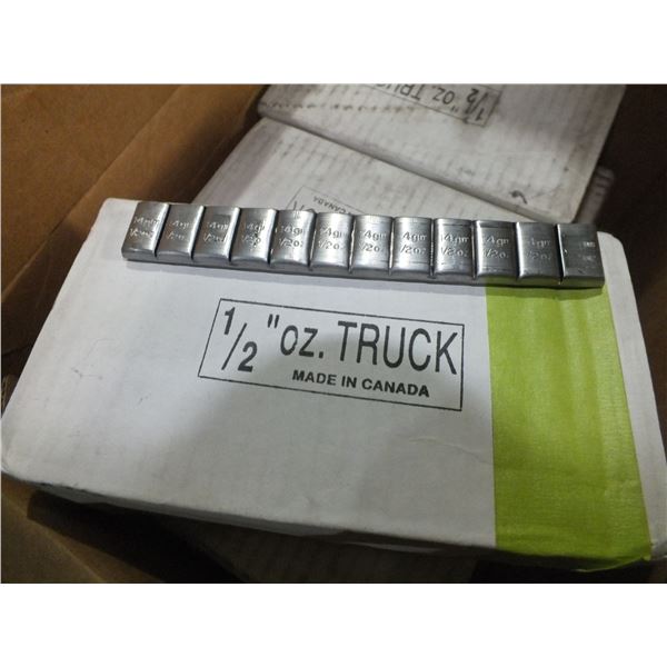 10 Boxes Of 1/2 oz Tire Weights