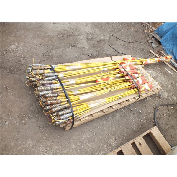 Pallet Of High Visibility Flags