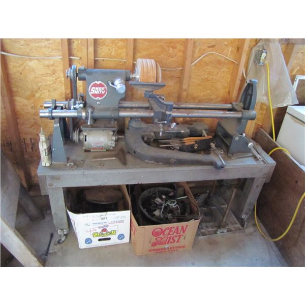 Shopsmith lathe - chisels for woodturning Included