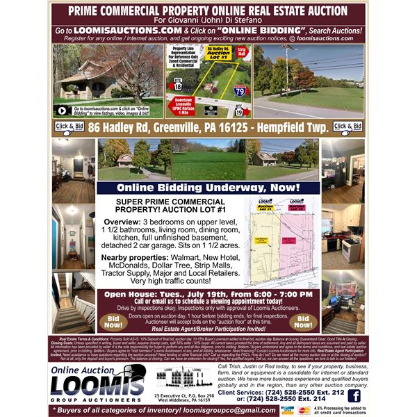 ATTENTION BIDDERS / TERMS AND CONDITIONS