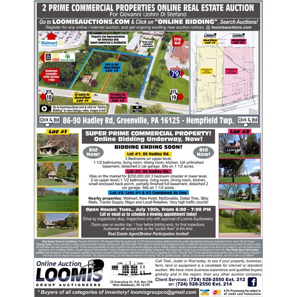 ATTENTION BIDDERS / TERMS AND CONDITIONS