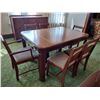 Image 1 : BEAUTIFUL, ART DECO 1940S WATERFALL 8 PC DINING ROOM SUITE