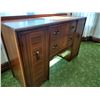 Image 4 : BEAUTIFUL, ART DECO 1940S WATERFALL 8 PC DINING ROOM SUITE